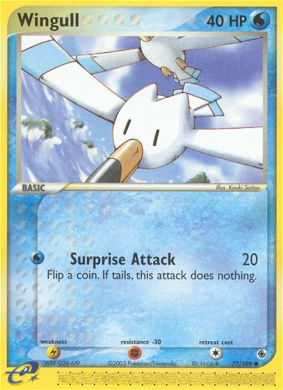 EX Ruby&Sapphire Wingull #77/109
